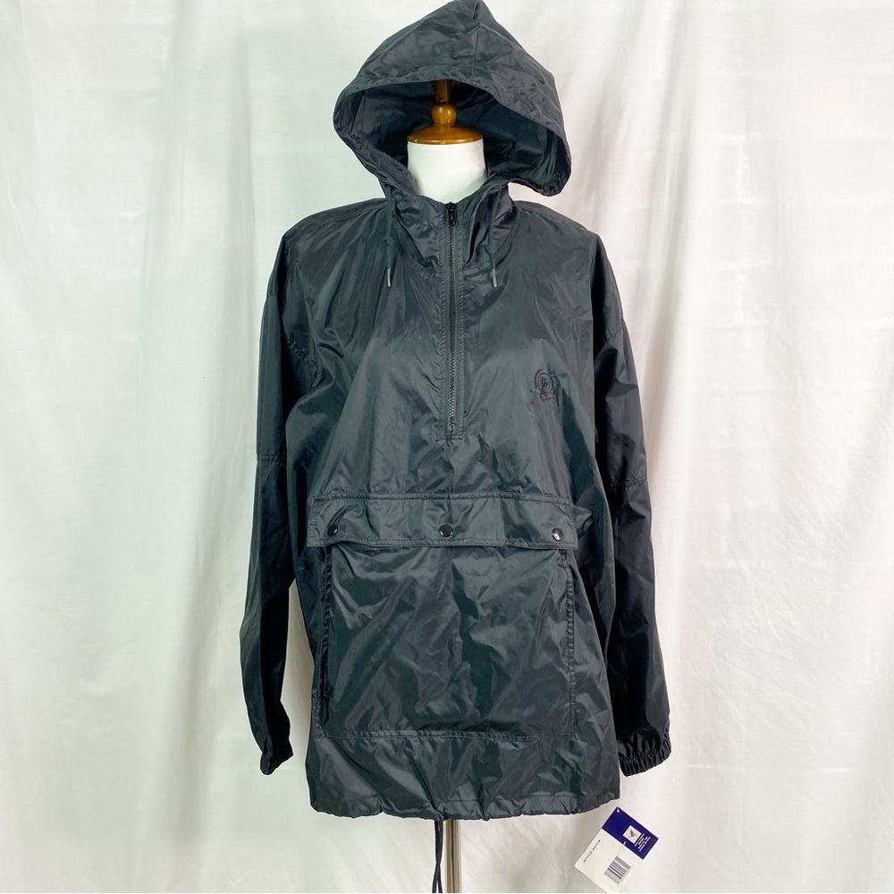 Vintage Totes Black Packable Windbreaker Waist Pouch XL NEW NWT